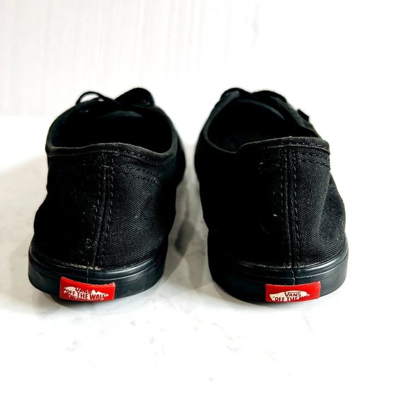 Vans Off the Wall Black Casual Canvas Sneakers Women US 7, UK 4.5 - Picture 6 of 8